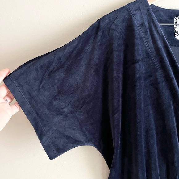 Anthropologie Saturday Sunday Velour Jumpsuit in Navy, Size Small - Picture 9 of 15